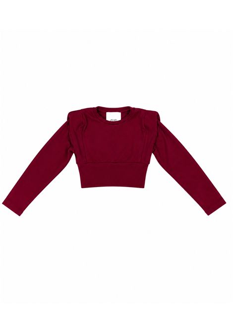 Pull spalle strutturate Lù-Lù BY MISS GRANT | LL4743BORDEAUX